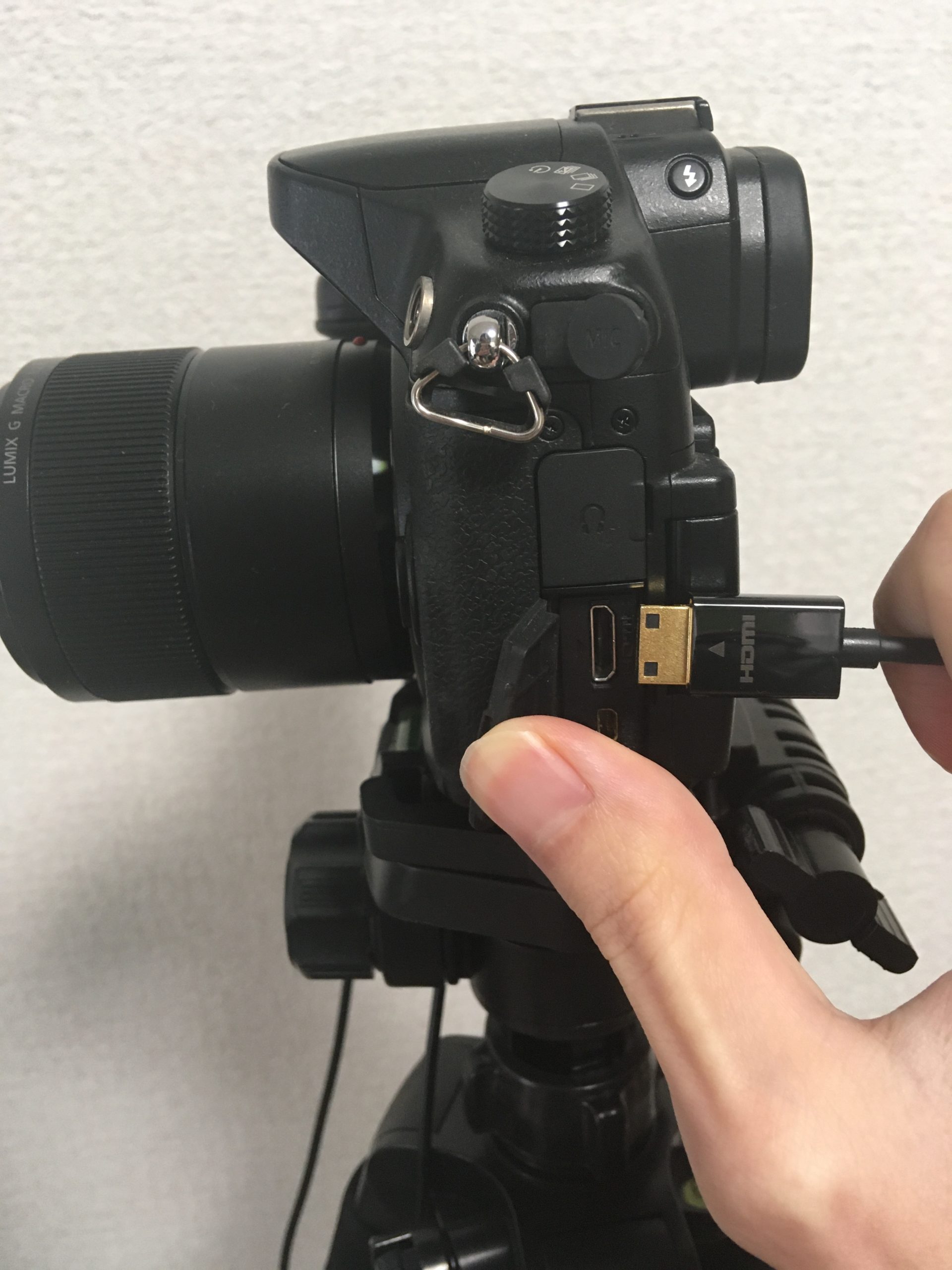 カメラにMini HDMI端子を繋げる scaled