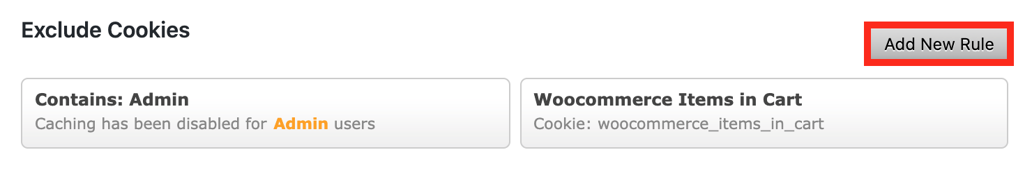 WP Fastest CacheのExclude Cookiesの設定