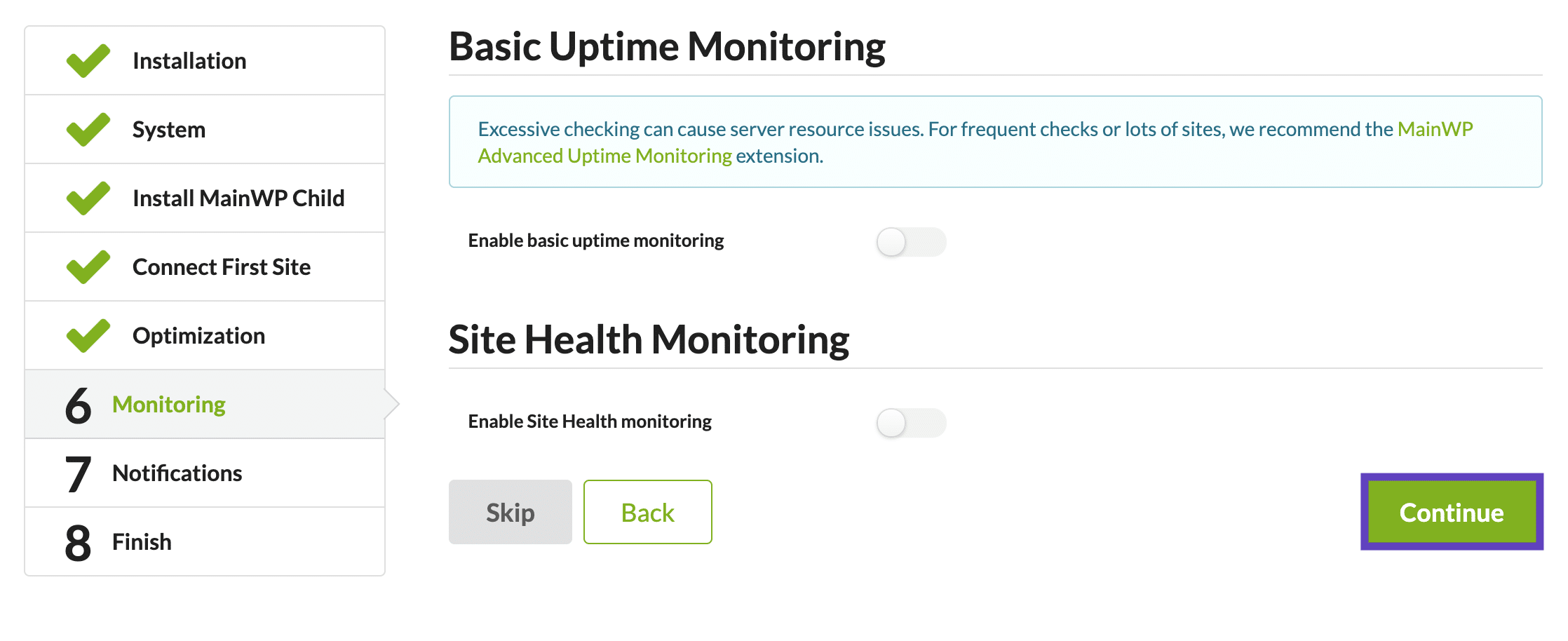 Basic Uptime Monitoring