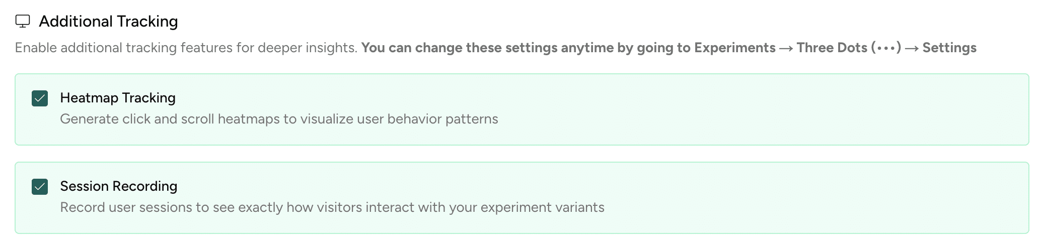 15 ヒートマップ・セッションレコードの設定